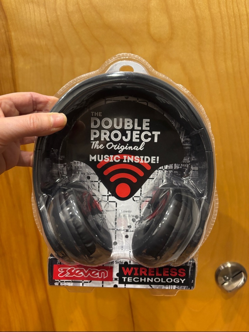Wireless Over-Ear Headphones — Black